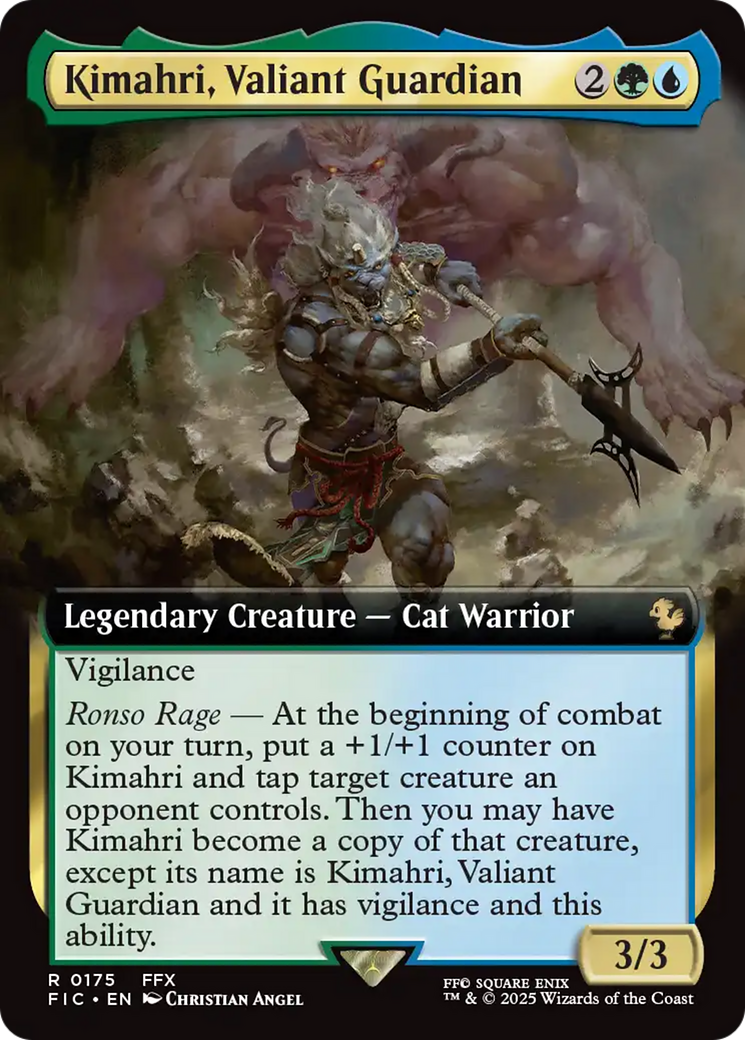 Kimahri, Valiant Guardian (Extended Art) [FINAL FANTASY Commander] | Eastridge Sports Cards & Games