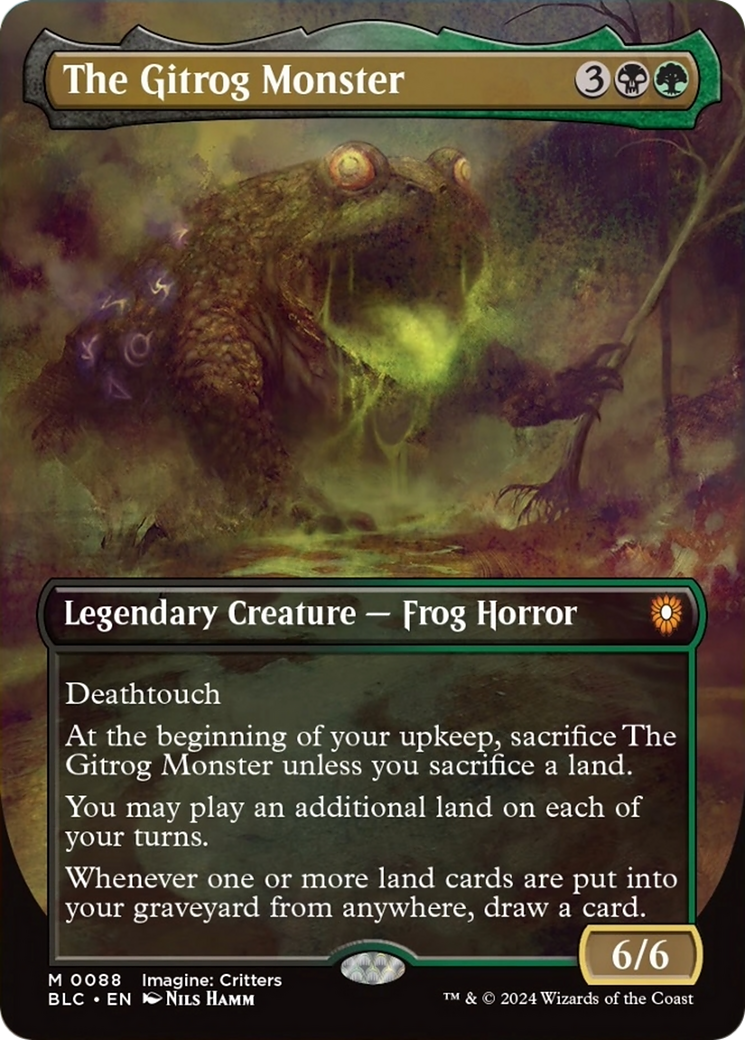 The Gitrog Monster (Borderless) [Bloomburrow Commander] | Eastridge Sports Cards & Games