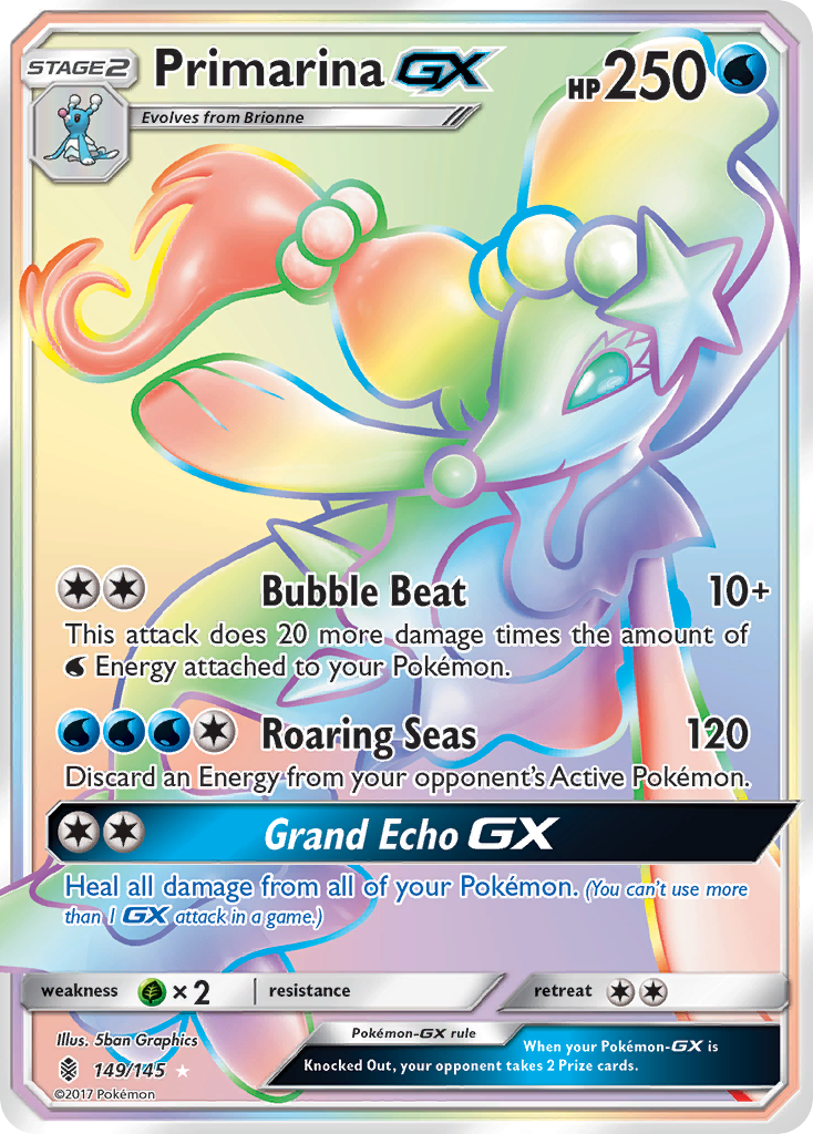 Primarina GX (149/145) [Sun & Moon: Guardians Rising] | Eastridge Sports Cards & Games