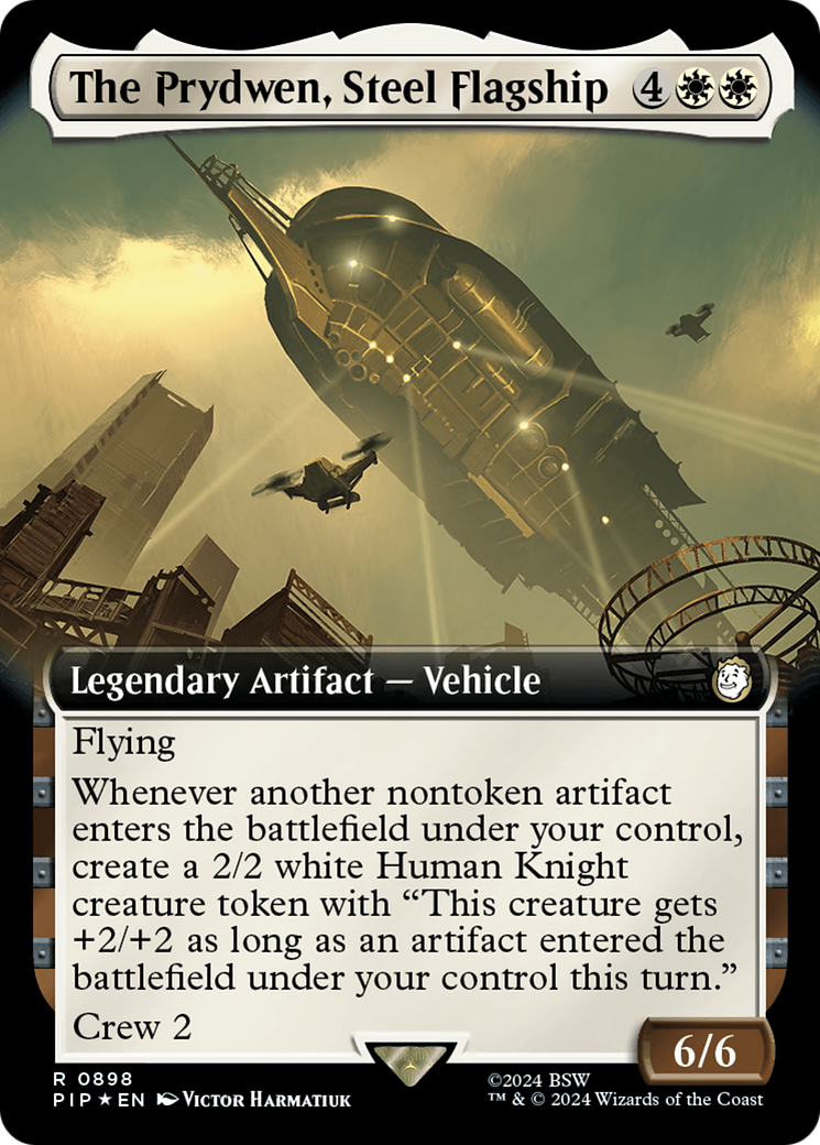 The Prydwen, Steel Flagship (Extended Art) (Surge Foil) [Fallout] | Eastridge Sports Cards & Games