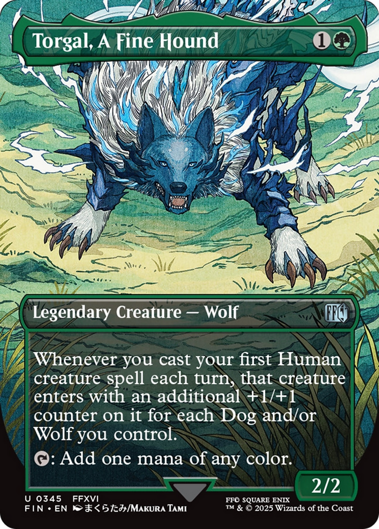 Torgal, A Fine Hound (Borderless) [FINAL FANTASY] | Eastridge Sports Cards & Games
