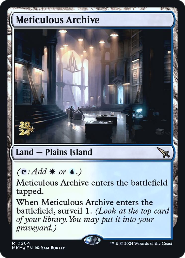 Meticulous Archive [Murders at Karlov Manor Prerelease Promos] | Eastridge Sports Cards & Games