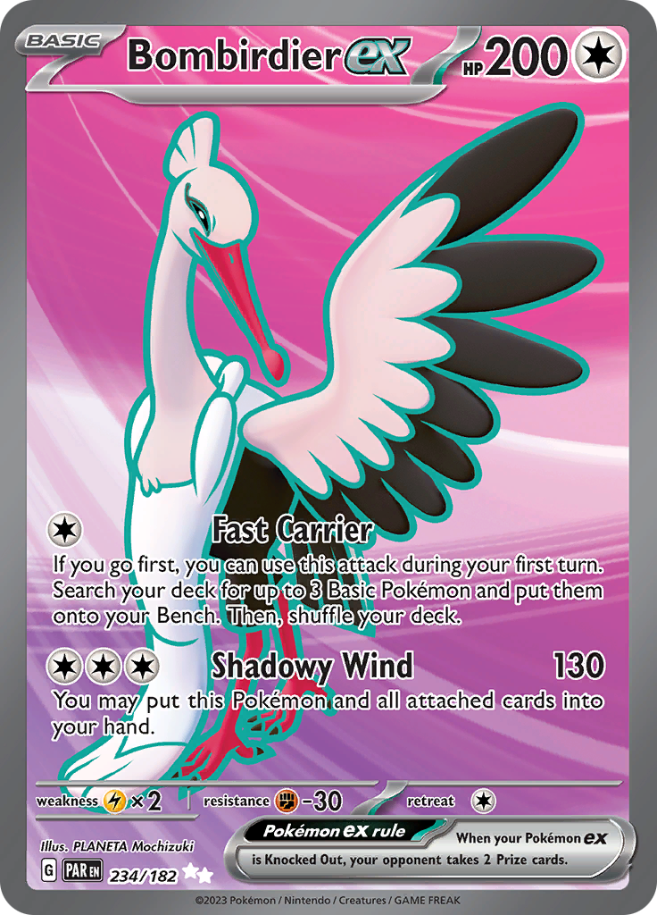 Bombirdier ex (234/182) [Scarlet & Violet: Paradox Rift] | Eastridge Sports Cards & Games