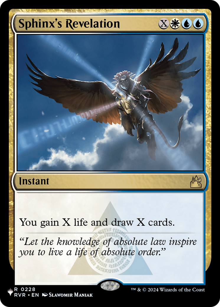 Sphinx's Revelation [The List] | Eastridge Sports Cards & Games