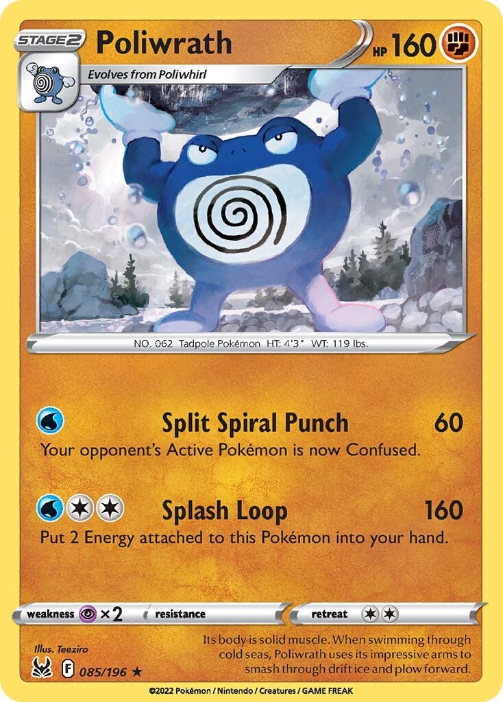 Poliwrath (085/196) [Sword & Shield: Lost Origin] | Eastridge Sports Cards & Games