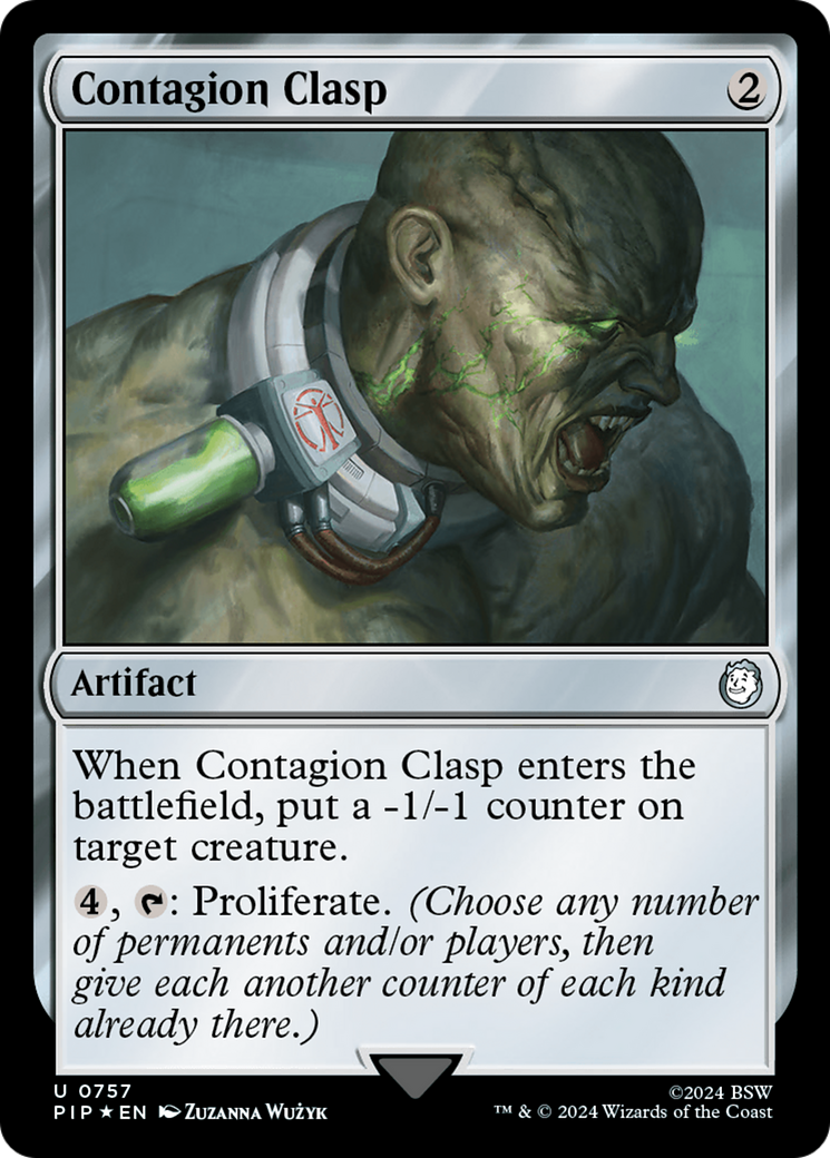 Contagion Clasp (Surge Foil) [Fallout] | Eastridge Sports Cards & Games