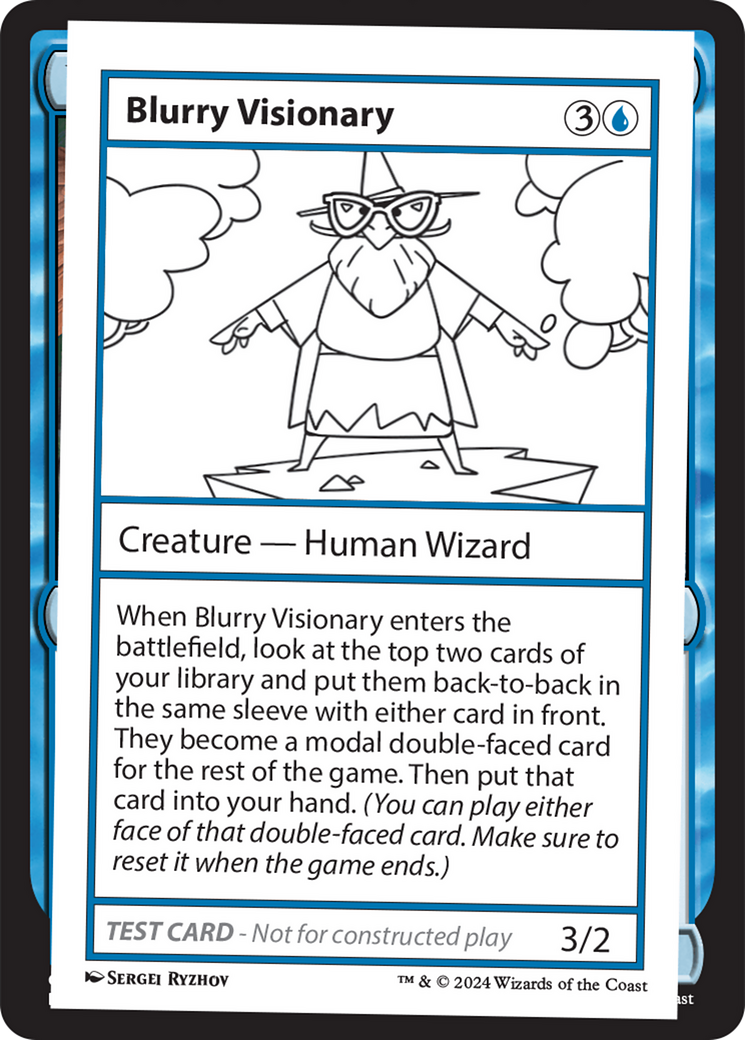 Blurry Visionary [Mystery Booster 2 Playtest Cards] | Eastridge Sports Cards & Games