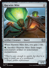 Haywire Mite [Duskmourn: House of Horror Commander] | Eastridge Sports Cards & Games