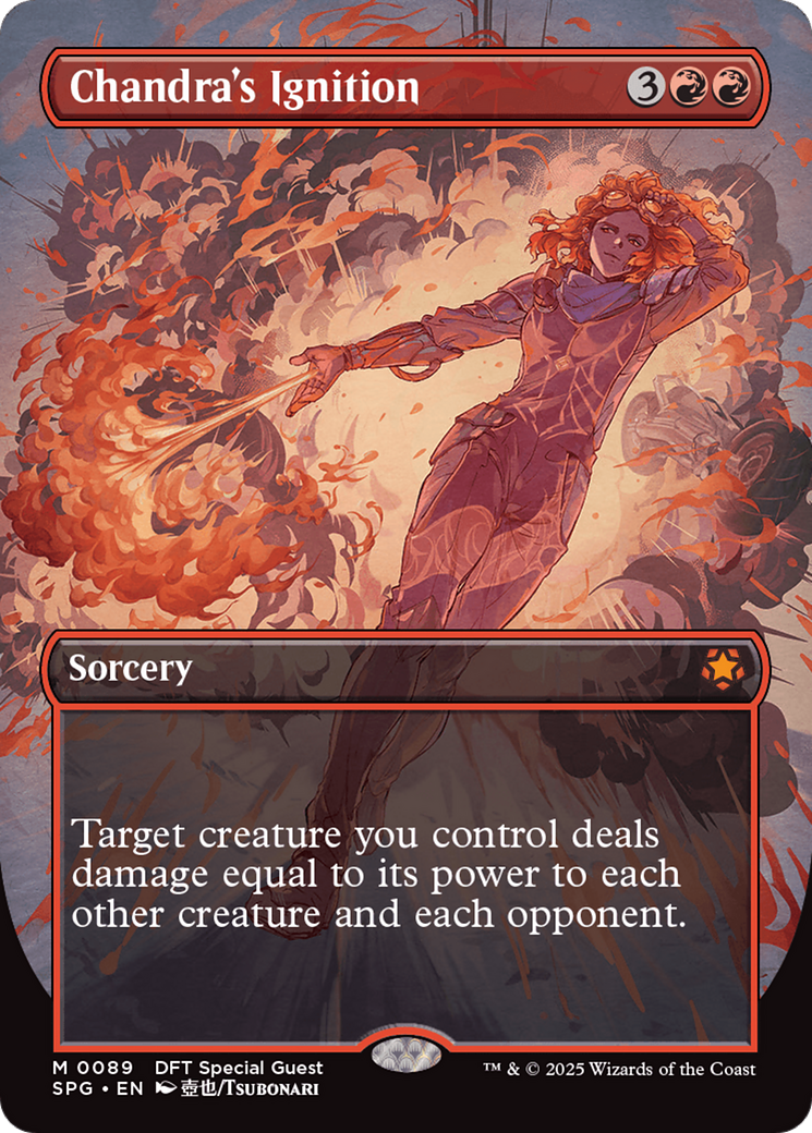 Chandra's Ignition (Borderless) [Aetherdrift Special Guests] | Eastridge Sports Cards & Games