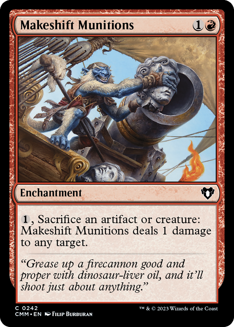 Makeshift Munitions [Commander Masters] | Eastridge Sports Cards & Games