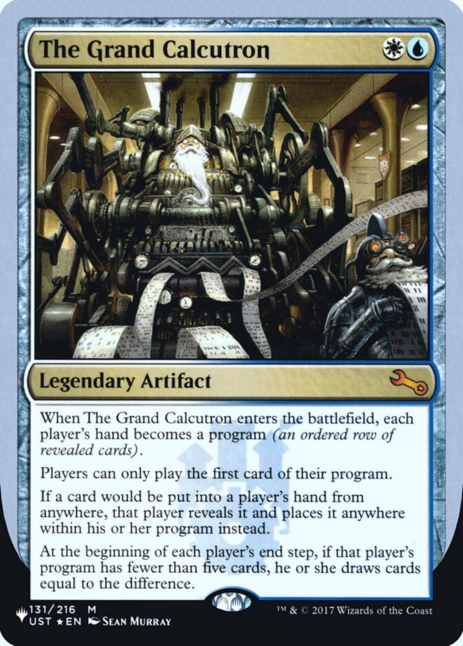 The Grand Calcutron (Unfinity Foil Edition) [The List] | Eastridge Sports Cards & Games