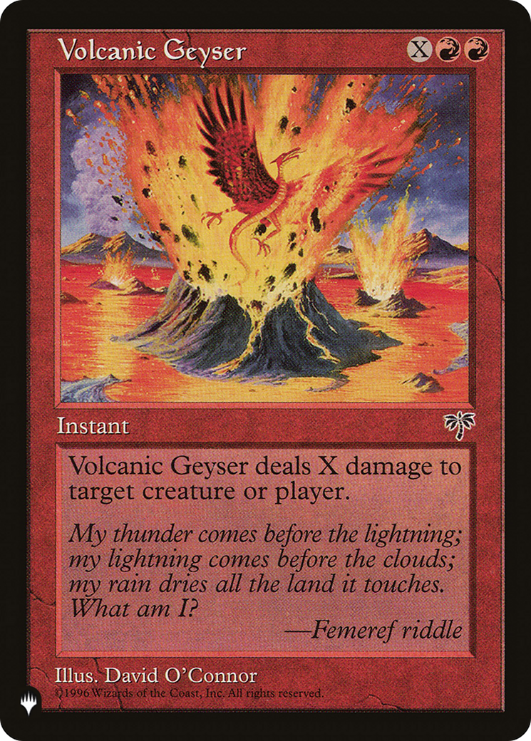 Volcanic Geyser [The List Reprints] | Eastridge Sports Cards & Games