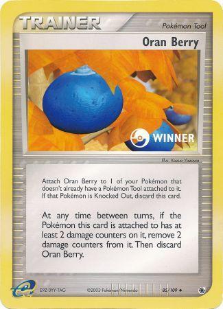 Oran Berry (85/109) (Jumbo Card) [EX: Ruby & Sapphire] | Eastridge Sports Cards & Games