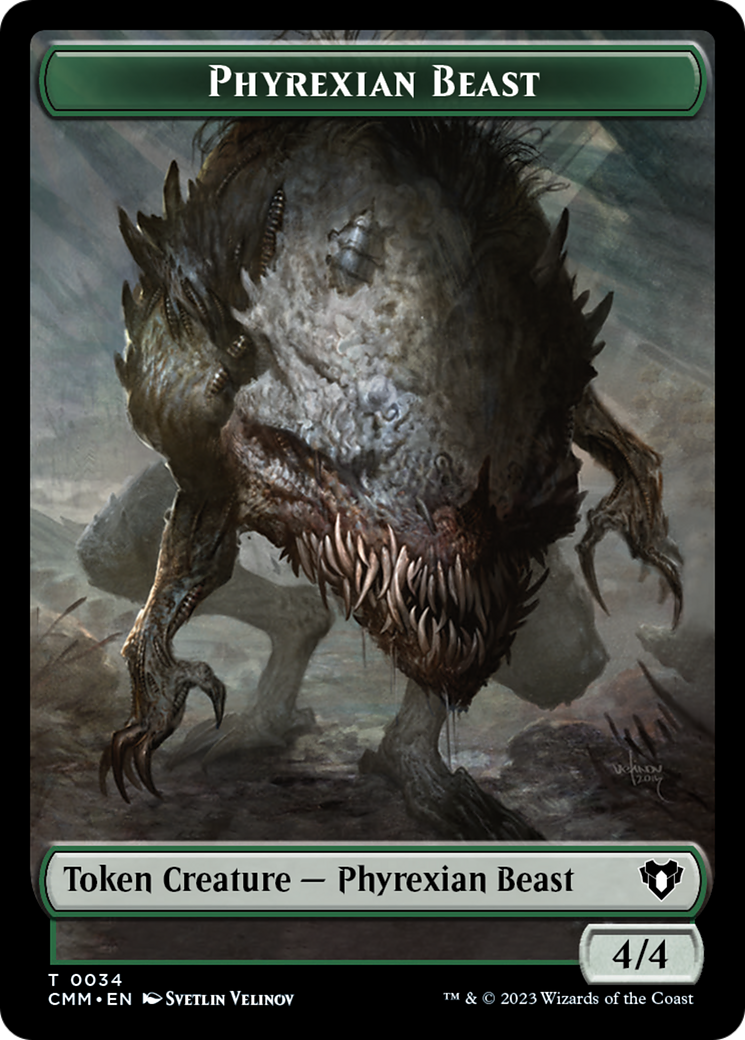 Phyrexian Beast Token [Commander Masters Tokens] | Eastridge Sports Cards & Games