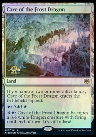 Cave of the Frost Dragon [Dungeons & Dragons: Adventures in the Forgotten Realms Prerelease Promos] | Eastridge Sports Cards & Games