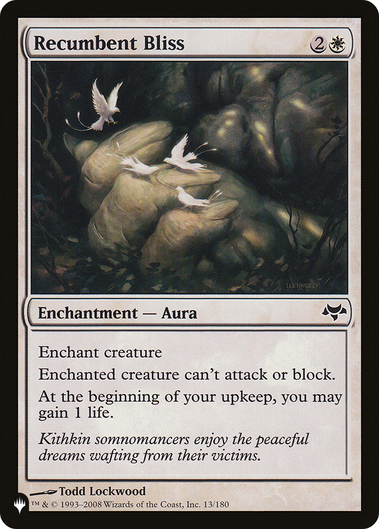 Recumbent Bliss [The List] | Eastridge Sports Cards & Games