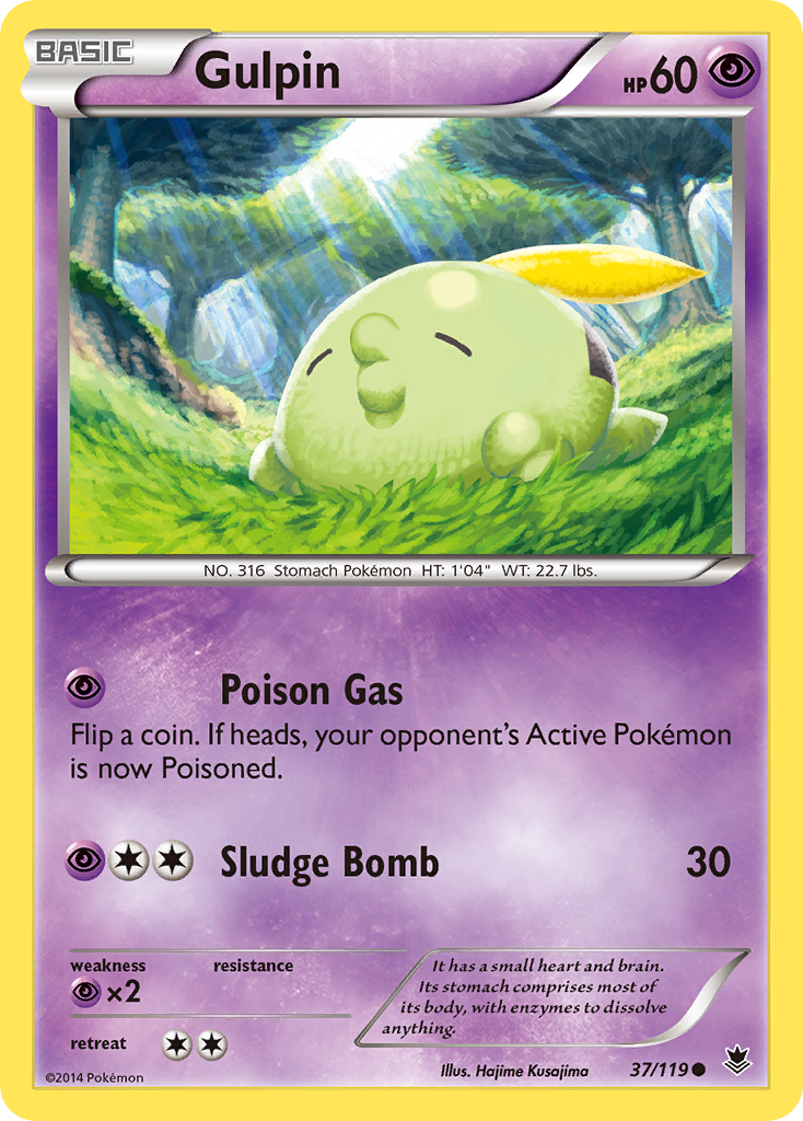 Gulpin (37/119) [XY: Phantom Forces] | Eastridge Sports Cards & Games