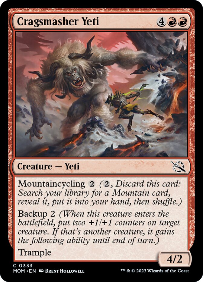 Cragsmasher Yeti [March of the Machine] | Eastridge Sports Cards & Games