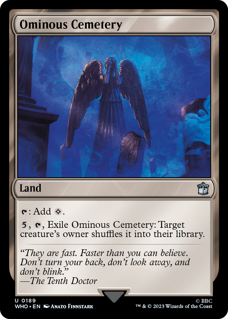 Ominous Cemetery [Doctor Who] | Eastridge Sports Cards & Games