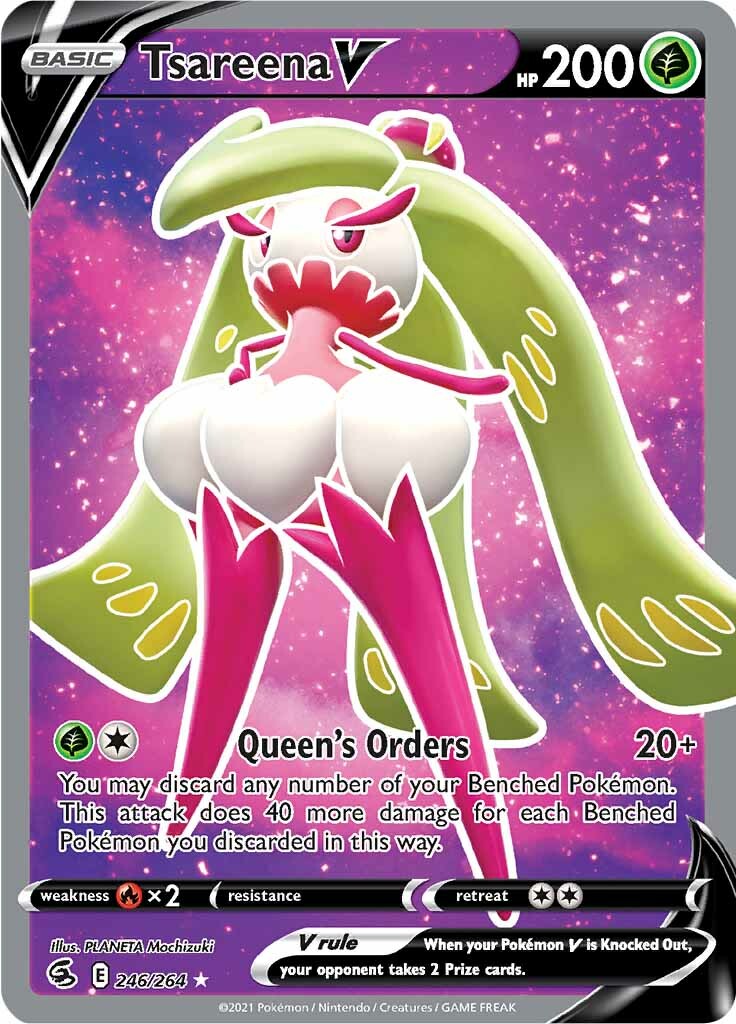 Tsareena V (246/264) [Sword & Shield: Fusion Strike] | Eastridge Sports Cards & Games