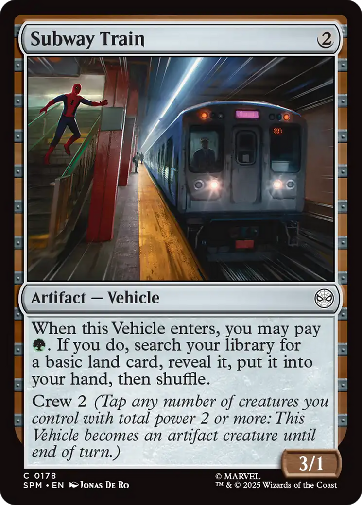 Subway Train [Marvel's Spider-Man] | Eastridge Sports Cards & Games