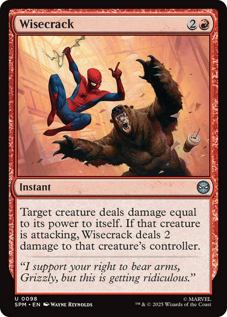 Wisecrack [Marvel's Spider-Man] | Eastridge Sports Cards & Games