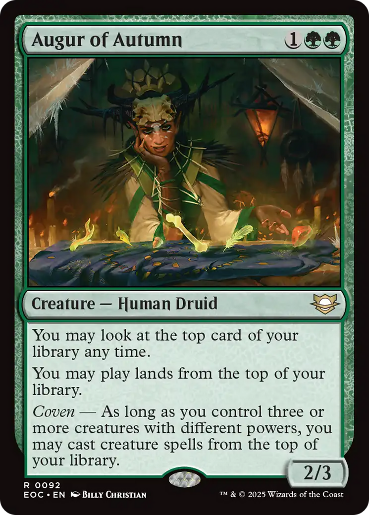 Augur of Autumn [Edge of Eternities Commander] | Eastridge Sports Cards & Games