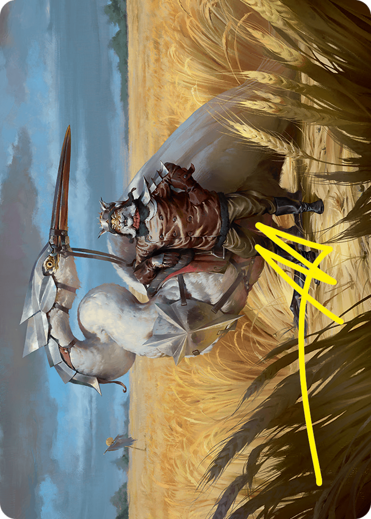 Skyknight Squire Art Card (4/54) (Gold-Stamped Signature) [Foundations Art Series] | Eastridge Sports Cards & Games