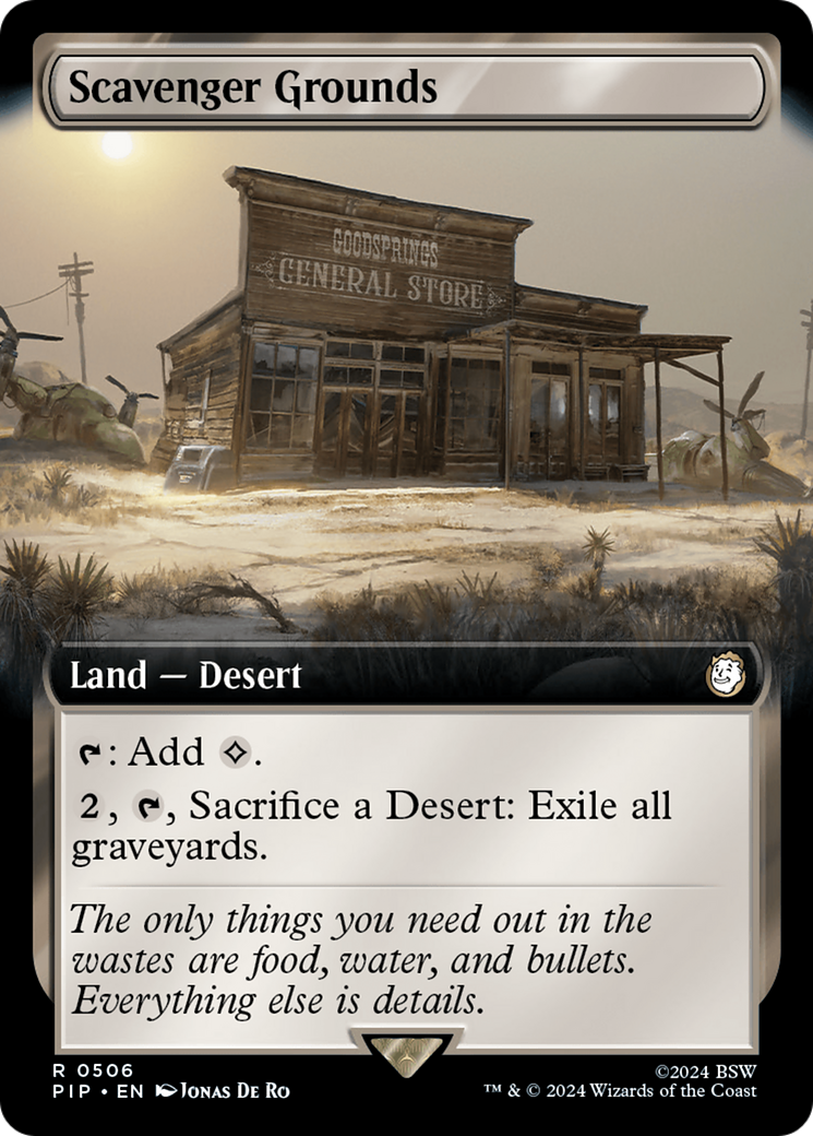 Scavenger Grounds (Extended Art) [Fallout] | Eastridge Sports Cards & Games