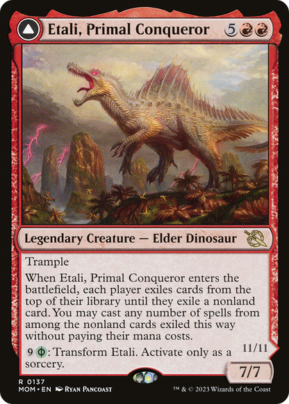 Etali, Primal Conqueror // Etali, Primal Sickness [March of the Machine]