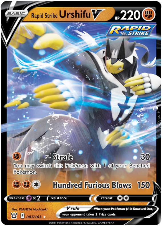 Rapid Strike Urshifu V (087/163) [Sword & Shield: Battle Styles] | Eastridge Sports Cards & Games