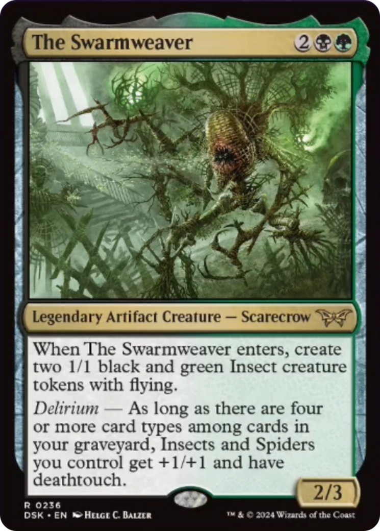 The Swarmweaver (0236) [Duskmourn: House of Horror] | Eastridge Sports Cards & Games