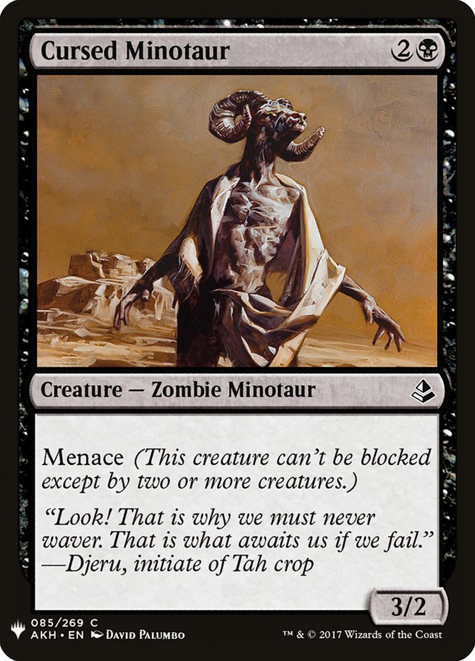 Cursed Minotaur [Mystery Booster] | Eastridge Sports Cards & Games