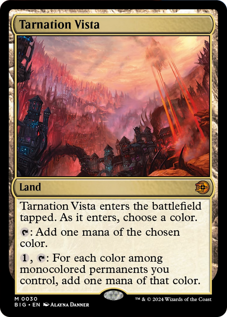 Tarnation Vista [Outlaws of Thunder Junction: The Big Score] | Eastridge Sports Cards & Games