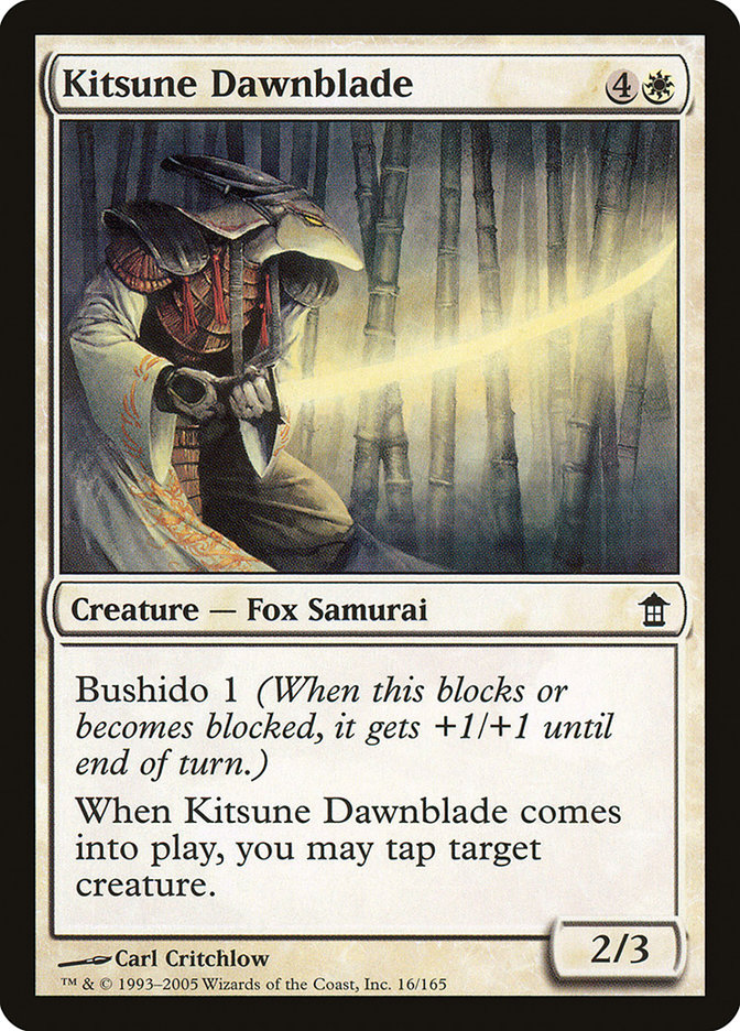 Kitsune Dawnblade [Saviors of Kamigawa] | Eastridge Sports Cards & Games