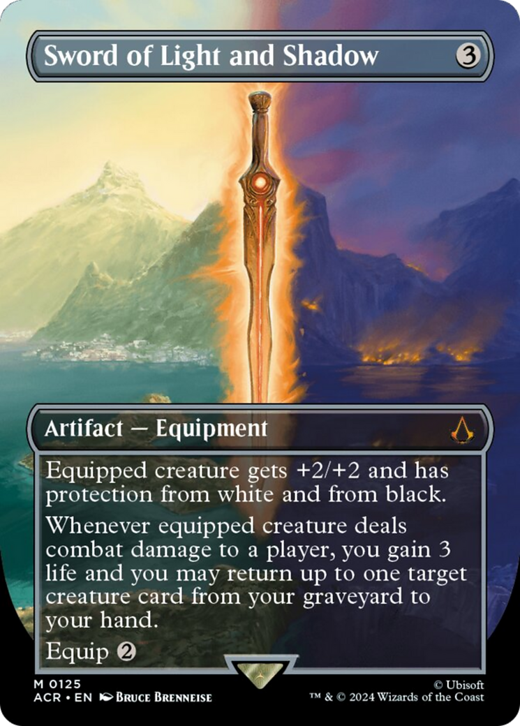 Sword of Light and Shadow (Borderless) [Assassin's Creed] | Eastridge Sports Cards & Games