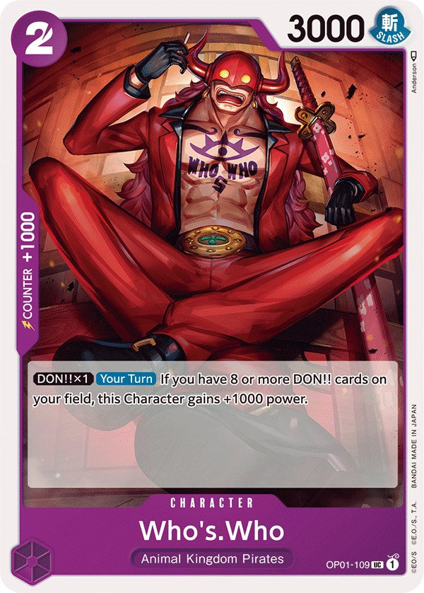 Who's.Who [Romance Dawn] | Eastridge Sports Cards & Games