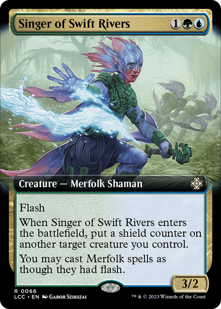 Singer of Swift Rivers (Extended Art) [The Lost Caverns of Ixalan Commander] | Eastridge Sports Cards & Games