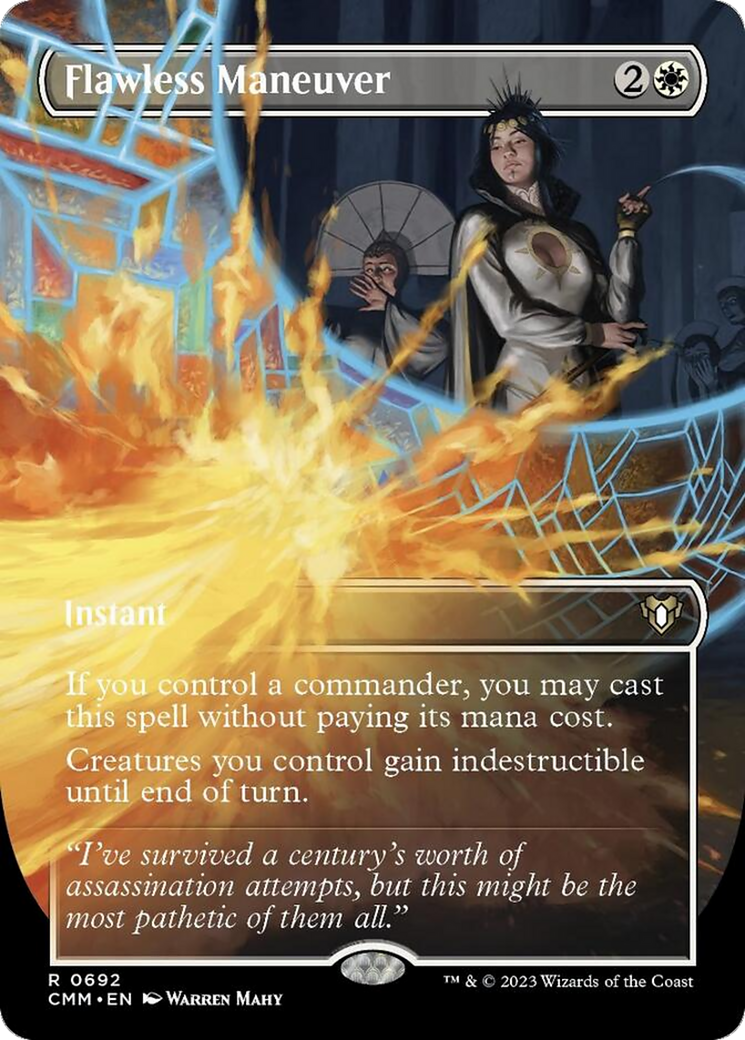 Flawless Maneuver (Borderless Alternate Art) [Commander Masters] | Eastridge Sports Cards & Games