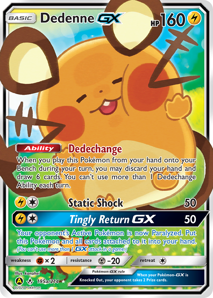 Dedenne GX (195a/214) [Alternate Art Promos] | Eastridge Sports Cards & Games