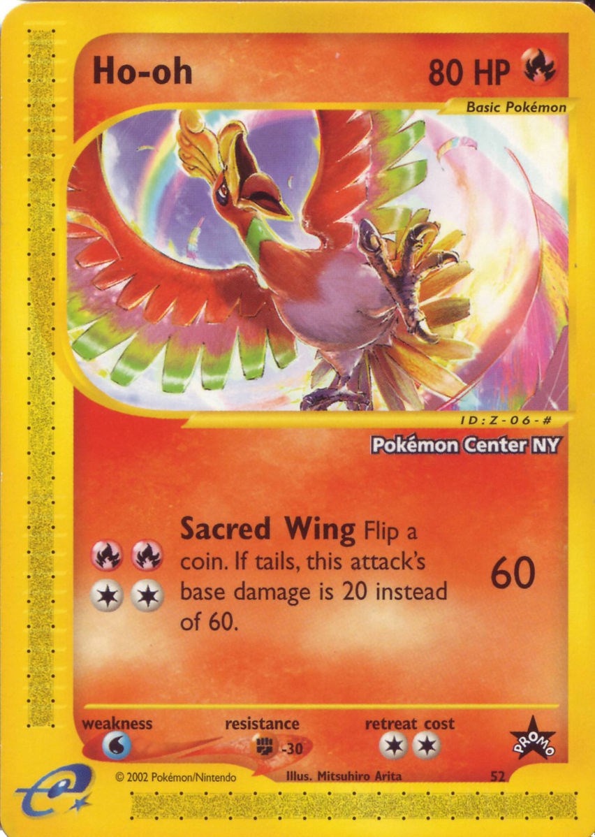 Ho-oh (52) (Pokemon Center NY Promo) [Wizards of the Coast: Black Star Promos] | Eastridge Sports Cards & Games
