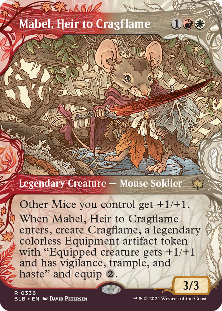 Mabel, Heir to Cragflame (Showcase) [Bloomburrow] | Eastridge Sports Cards & Games