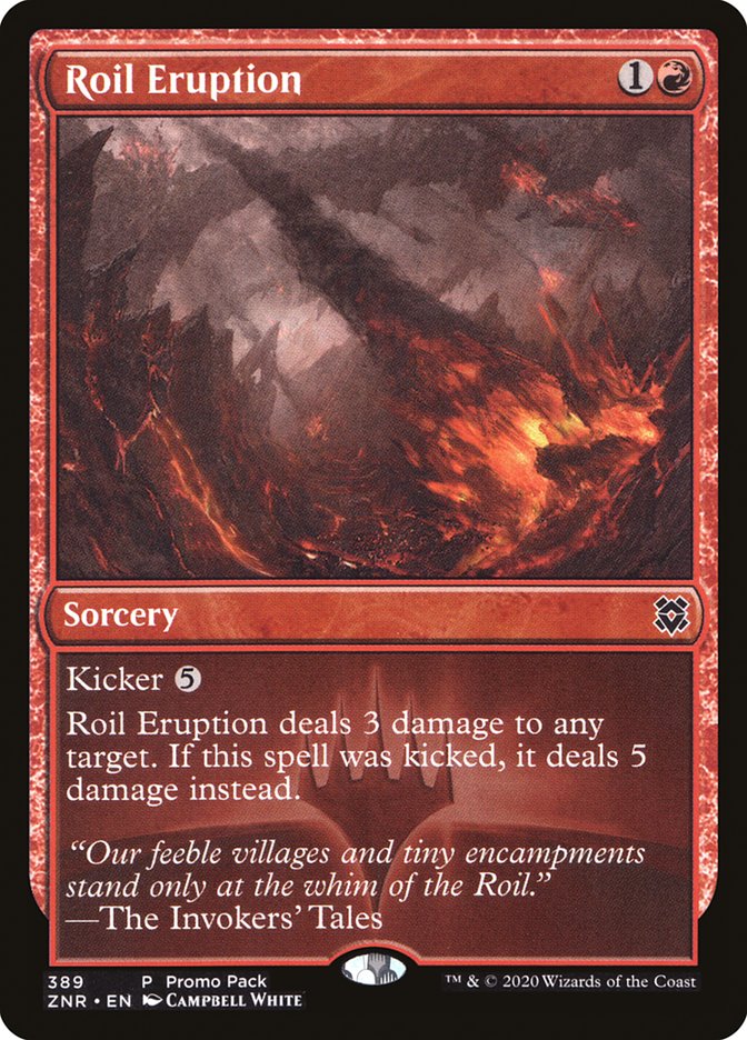 Roil Eruption (Promo Pack) [Zendikar Rising Promos] | Eastridge Sports Cards & Games