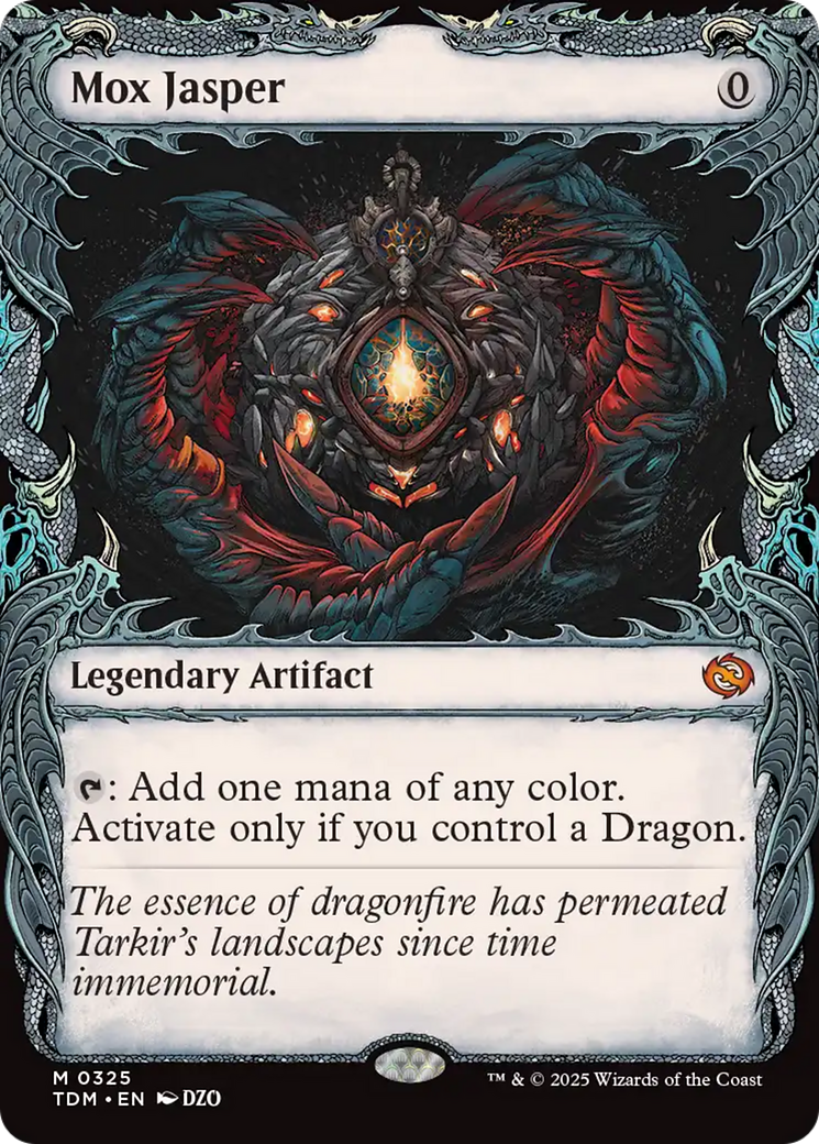 Mox Jasper (Showcase) [Tarkir: Dragonstorm] | Eastridge Sports Cards & Games