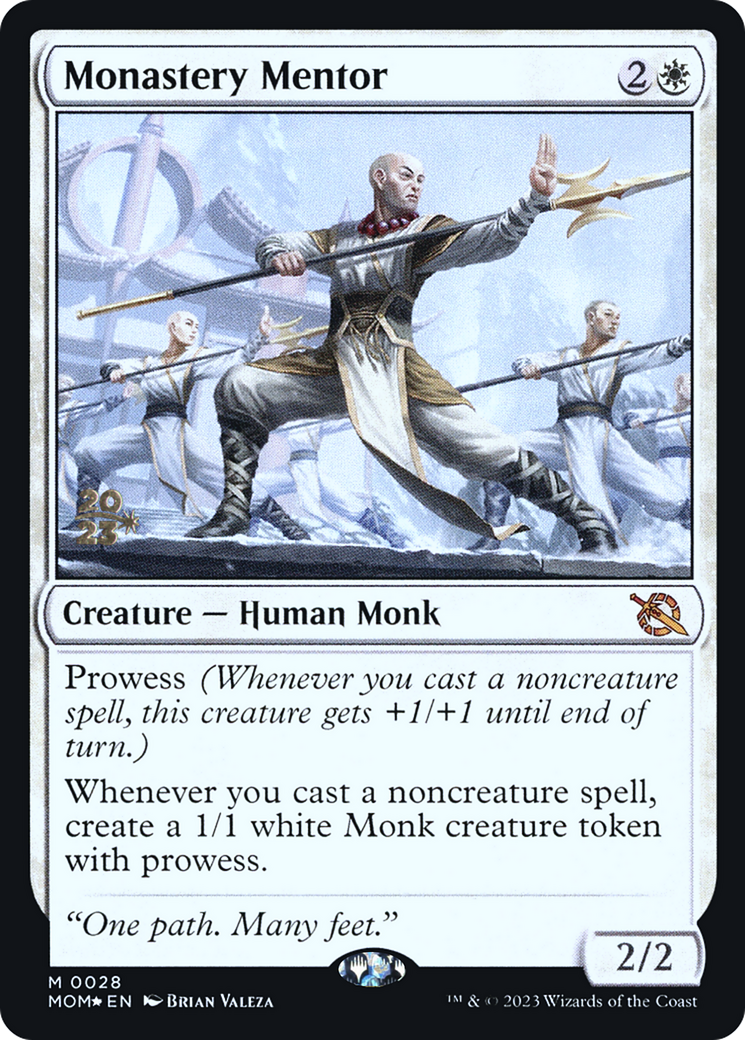 Monastery Mentor [March of the Machine Prerelease Promos] | Eastridge Sports Cards & Games