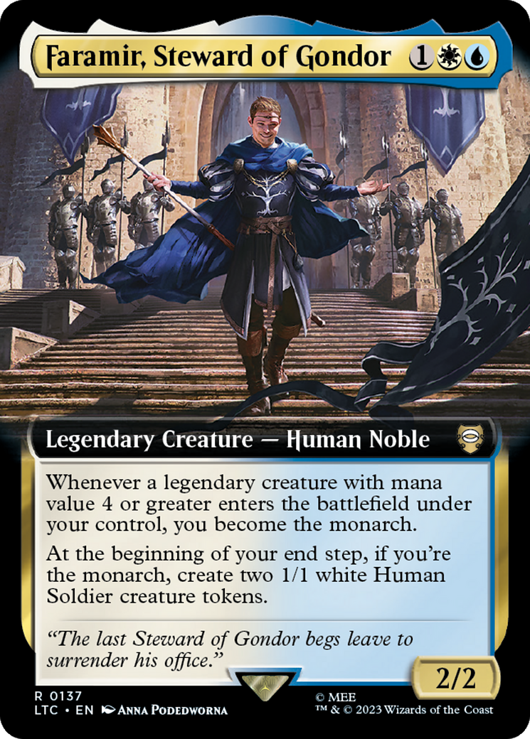 Faramir, Steward of Gondor (Extended Art) [The Lord of the Rings: Tales of Middle-Earth Commander] | Eastridge Sports Cards & Games