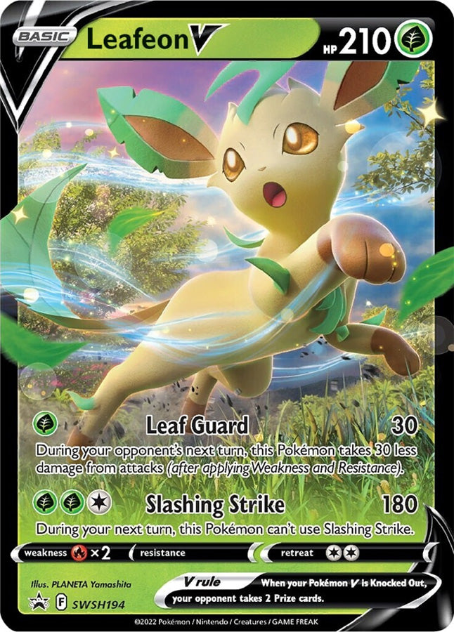 Leafeon V (SWSH194) [Sword & Shield: Black Star Promos] | Eastridge Sports Cards & Games