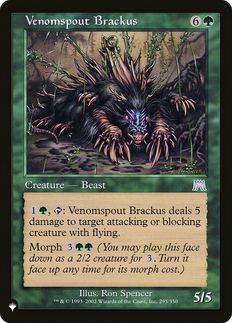 Venomspout Brackus [The List] | Eastridge Sports Cards & Games