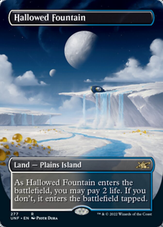 Hallowed Fountain (Borderless) [Unfinity] | Eastridge Sports Cards & Games