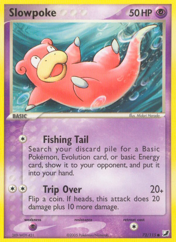 Slowpoke (72/115) [EX: Unseen Forces] | Eastridge Sports Cards & Games